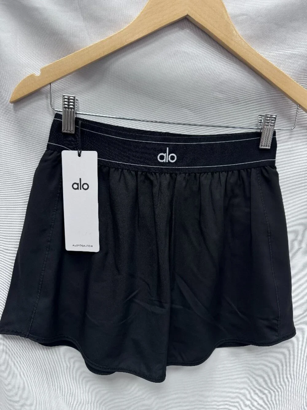 NWT Alo Yoga Match Point Skort Black 🤍 Activewear Essential | Pilates | Tennis